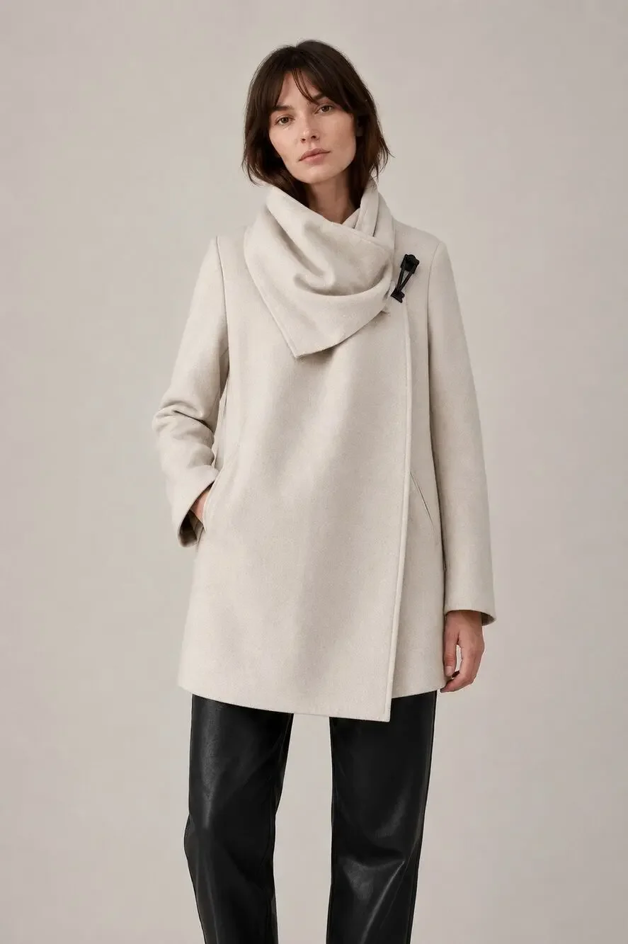 AllSaints City Monument Coat Wool Blend